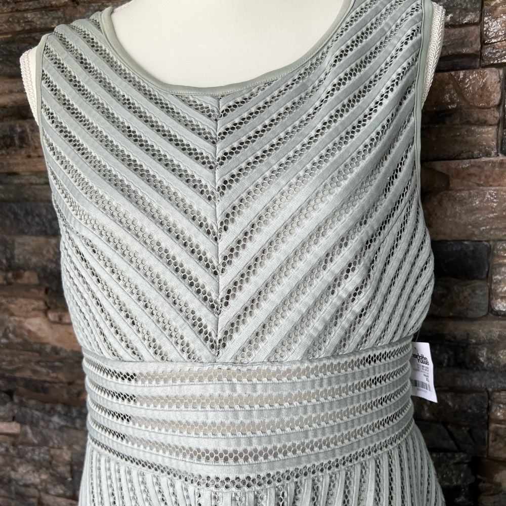 Charlotte Russe Light Green Patterned Mini Dress - Picture 4 of 12